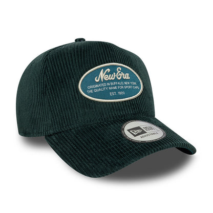 New Era 9FORTY A-Frame Snapback Cap - NE Patch Cord - Deep Turquoise