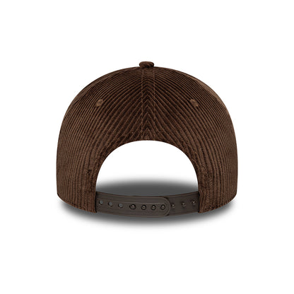New Era 9FORTY A-Frame Snapback Cap - NE Patch Cord - Brown