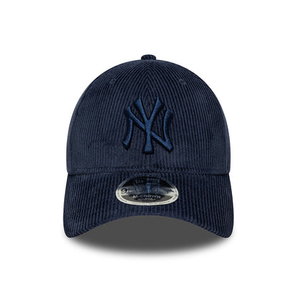 New Era 9FORTY M-Crown New York Yankees Baseball Cap - MLB Cord XXV - Navy Blue