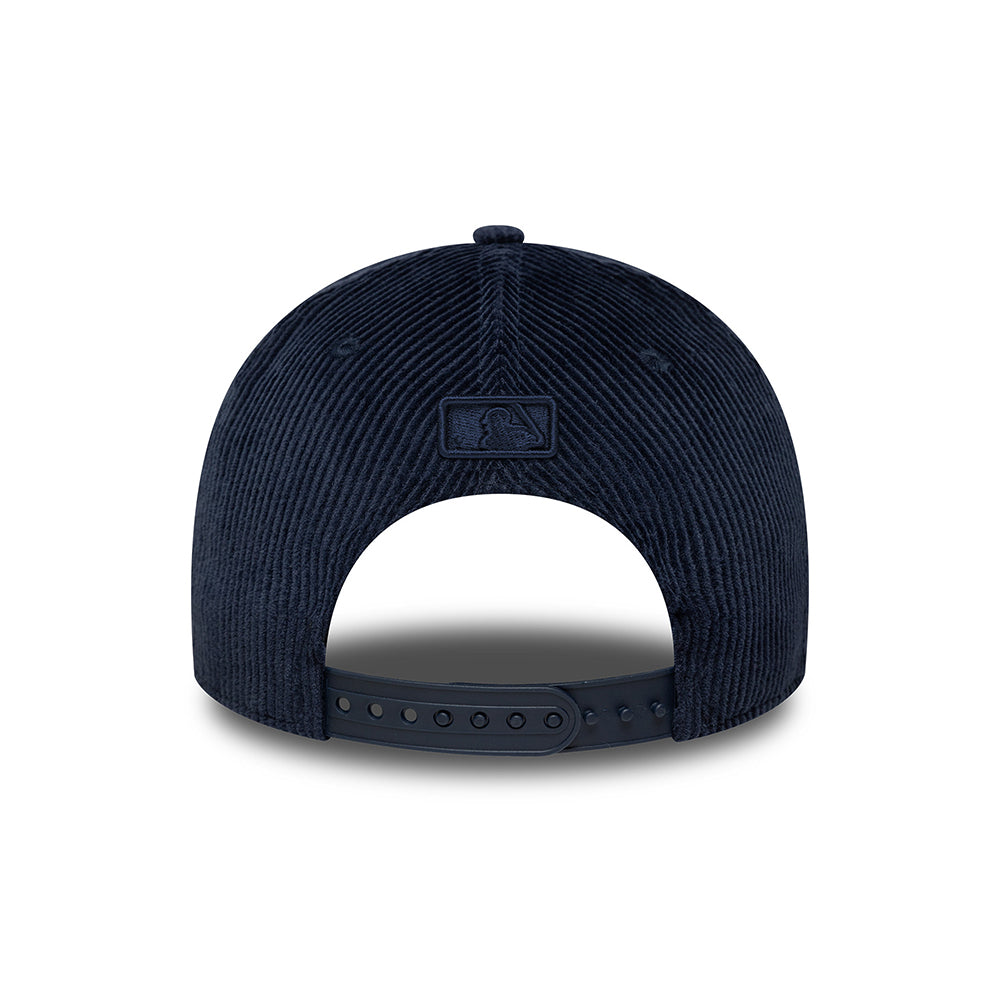 New Era 9FORTY M-Crown New York Yankees Baseball Cap - MLB Cord XXV - Navy Blue