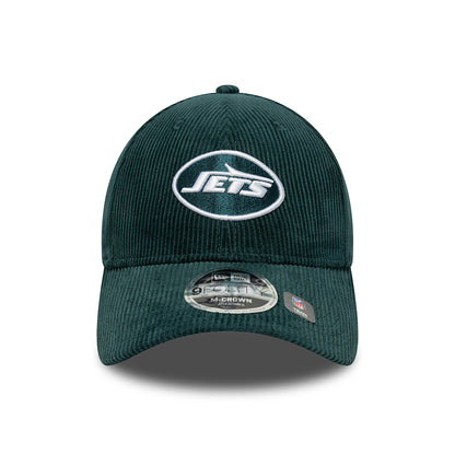 New Era 9FORTY M-Crown New York Jets Baseball Cap - NFL Cord - Deep Turquoise