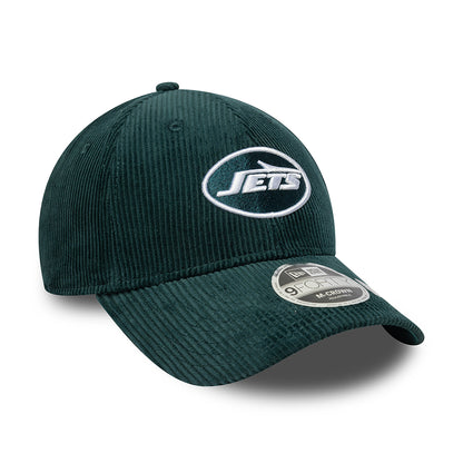 New Era 9FORTY M-Crown New York Jets Baseball Cap - NFL Cord - Deep Turquoise