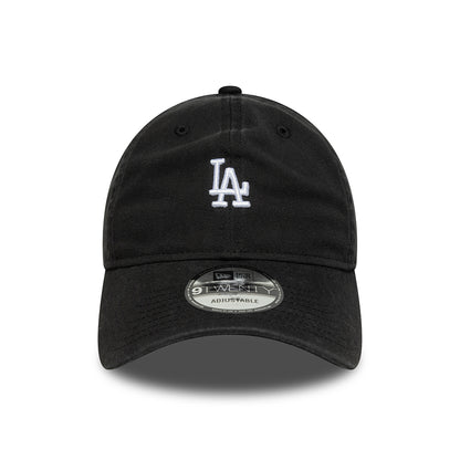 New Era 9TWENTY L.A. Dodgers Baseball Cap - MLB Mini Washed - Black-White