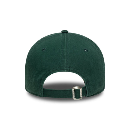 New Era 9TWENTY Oakland Athletics Baseball Cap - MLB Mini Washed - Dark Green-White