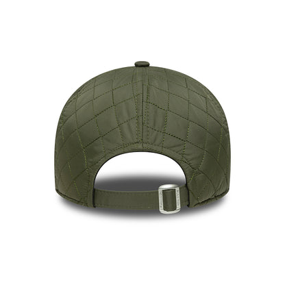 New Era 9TWENTY L.A. Dodgers Baseball Cap - MLB Quilted - Moss-Orange