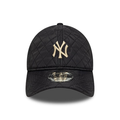 New Era 9TWENTY New York Yankees Baseball Cap - MLB Quilted - Black-Stone