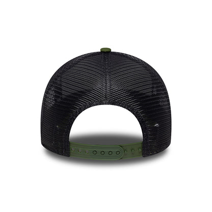 New Era A-Frame Trucker Cap - NE Patch - Moss