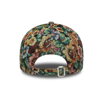 New Era Womens 9TWENTY New York Yankees Baseball Cap - MLB Floral Jacquard - Multi-Coloured