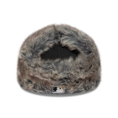 New Era 59FIFTY New York Yankees Baseball Cap with Earflaps - MLB World Series Dogear - Black