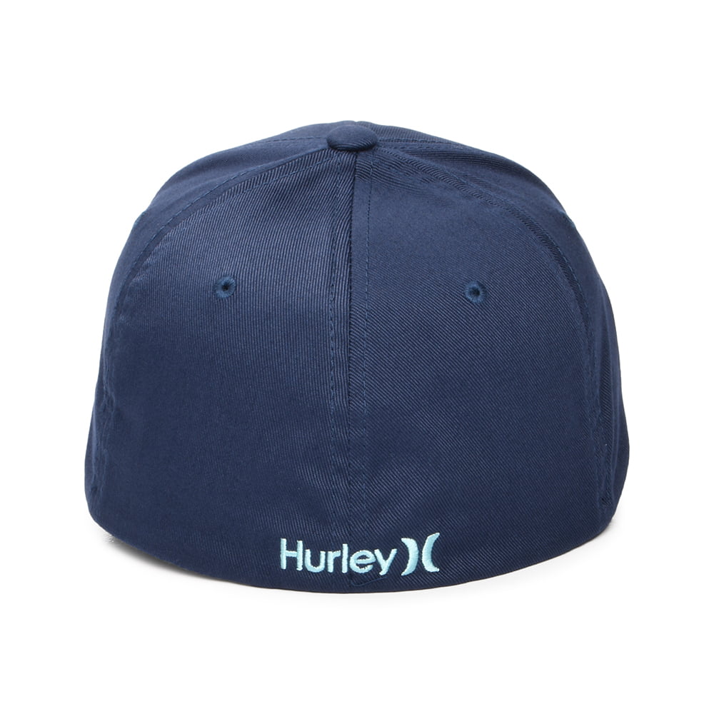 Hurley Hats One & Only Flexfit Baseball Cap - Navy-Aqua