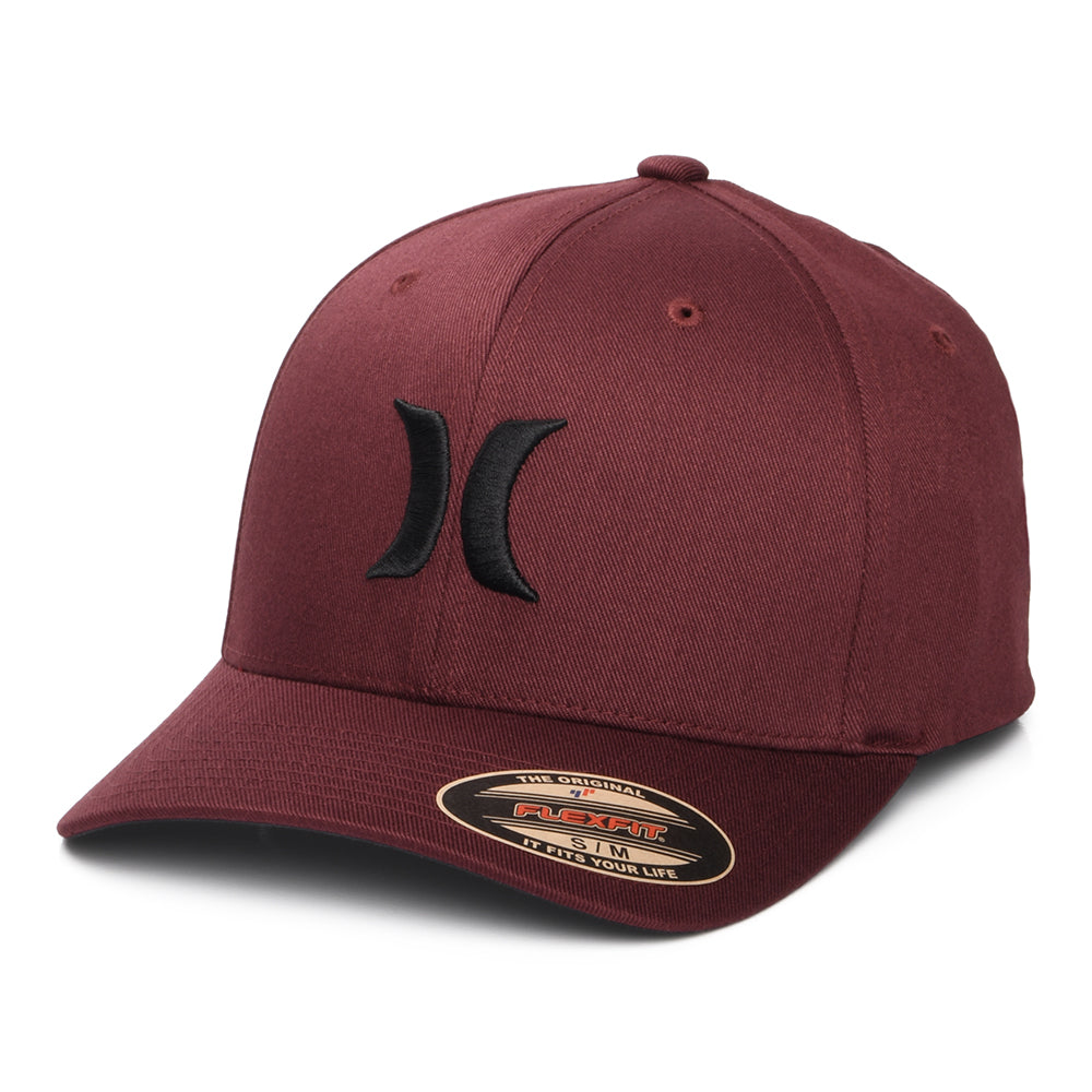 Hurley Hats One & Only Flexfit Baseball Cap - Deep Red