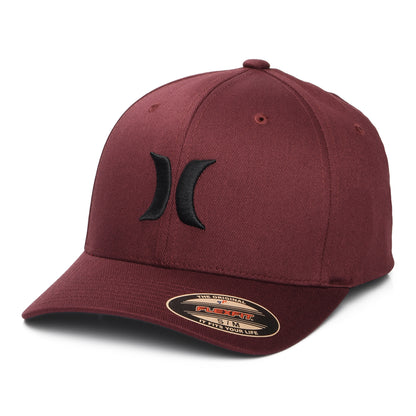 Hurley Hats One & Only Flexfit Baseball Cap - Deep Red