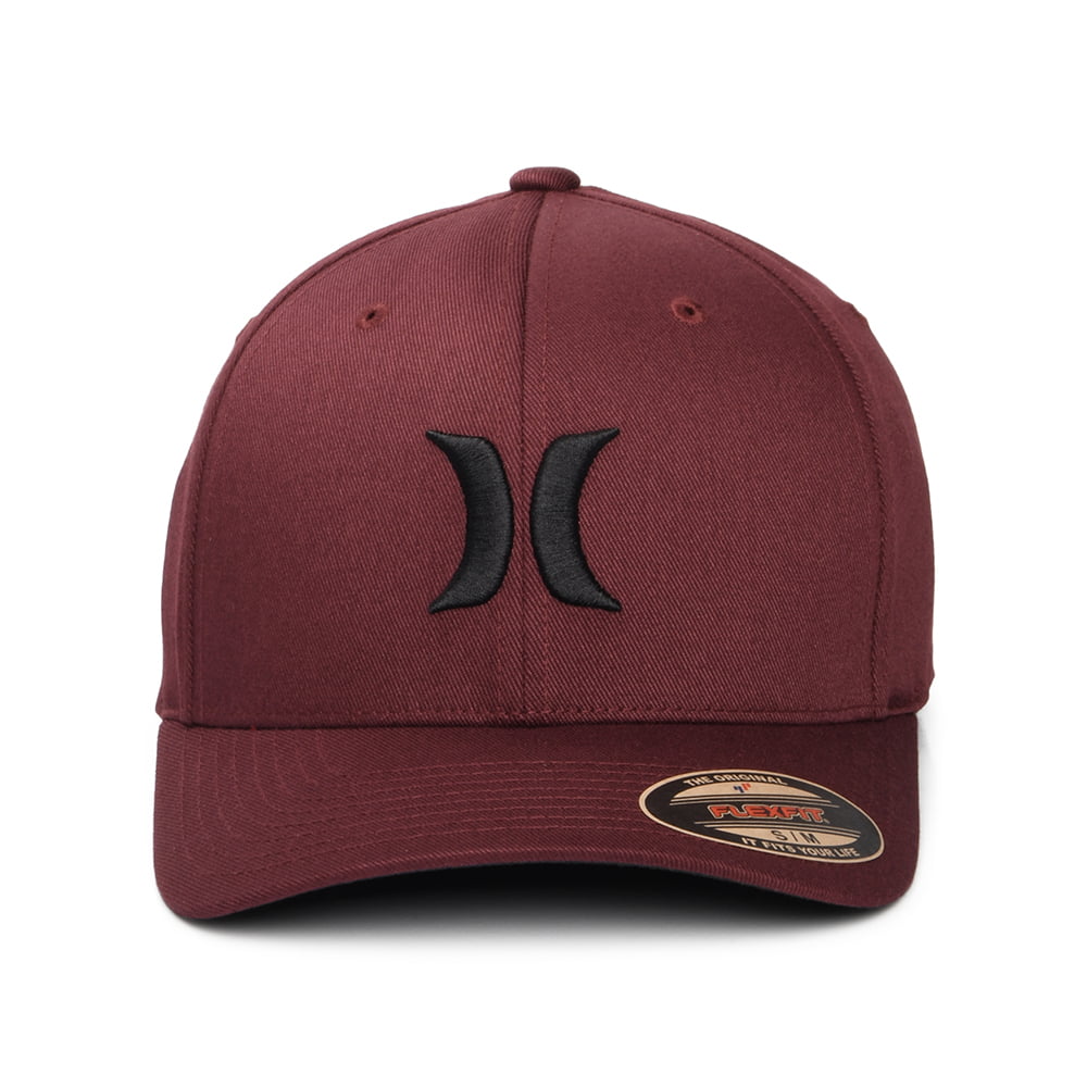 Hurley Hats One & Only Flexfit Baseball Cap - Deep Red