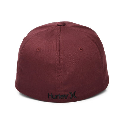 Hurley Hats One & Only Flexfit Baseball Cap - Deep Red