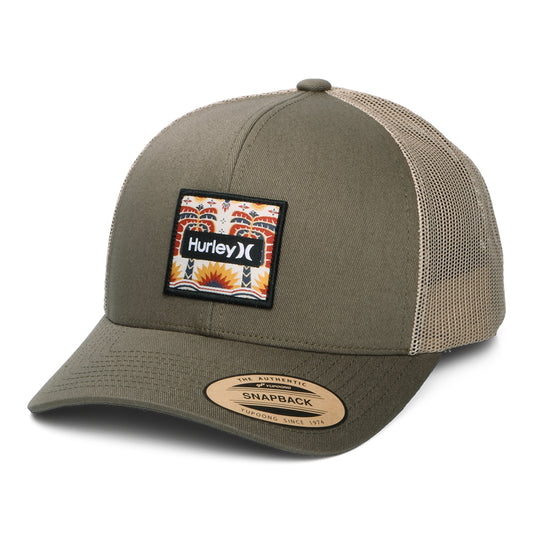 Hurley Hats Seacliff Trucker Cap - Olive-Stone