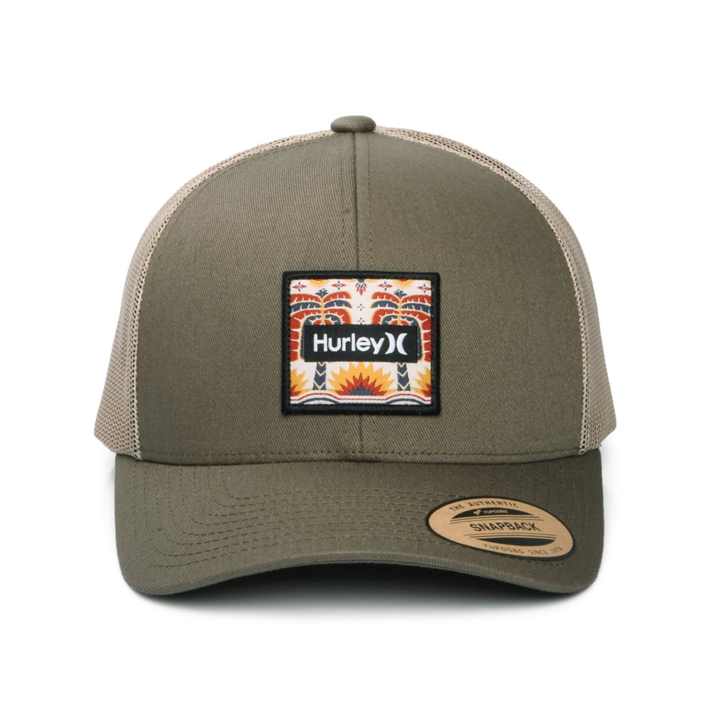 Hurley Hats Seacliff Trucker Cap - Olive-Stone