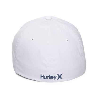 Hurley Hats H2O-Dri One & Only Flexfit Baseball Cap - White-Slate Blue