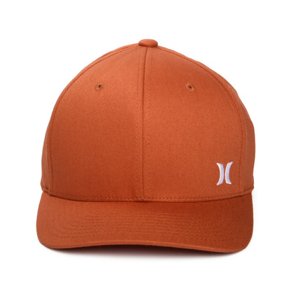 Hurley Hats Micro Icon Flexfit Baseball Cap - Burnt Orange