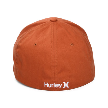 Hurley Hats Micro Icon Flexfit Baseball Cap - Burnt Orange