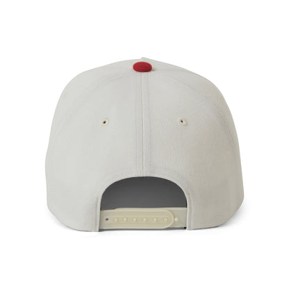 Brixton Hats Crest C NetPlus MP Snapback Cap - Off White-Red