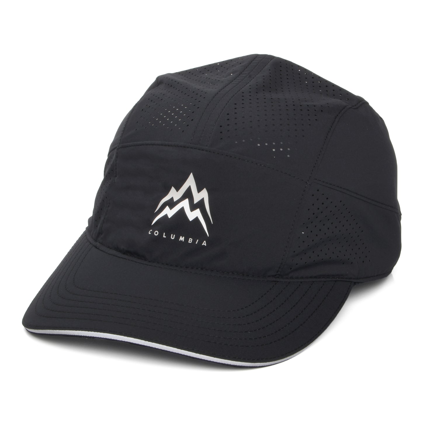 Columbia Hats Speed Trail Running 5 Panel Cap - Black