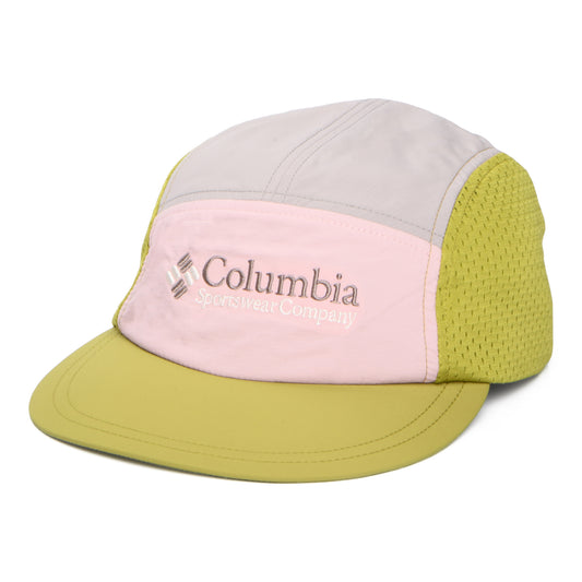 Columbia Hats Wingmark Lightweight 5 Panel Cap - Grey-Pink-Moss