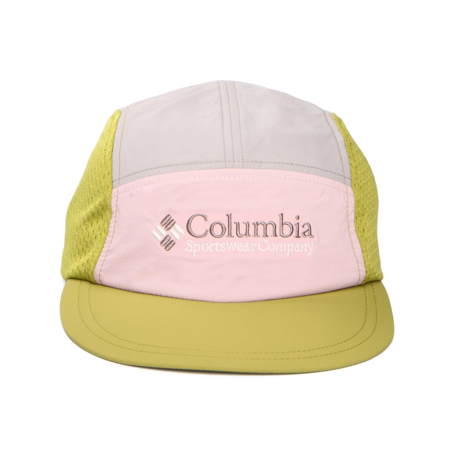 Columbia Hats Wingmark Lightweight 5 Panel Cap - Grey-Pink-Moss