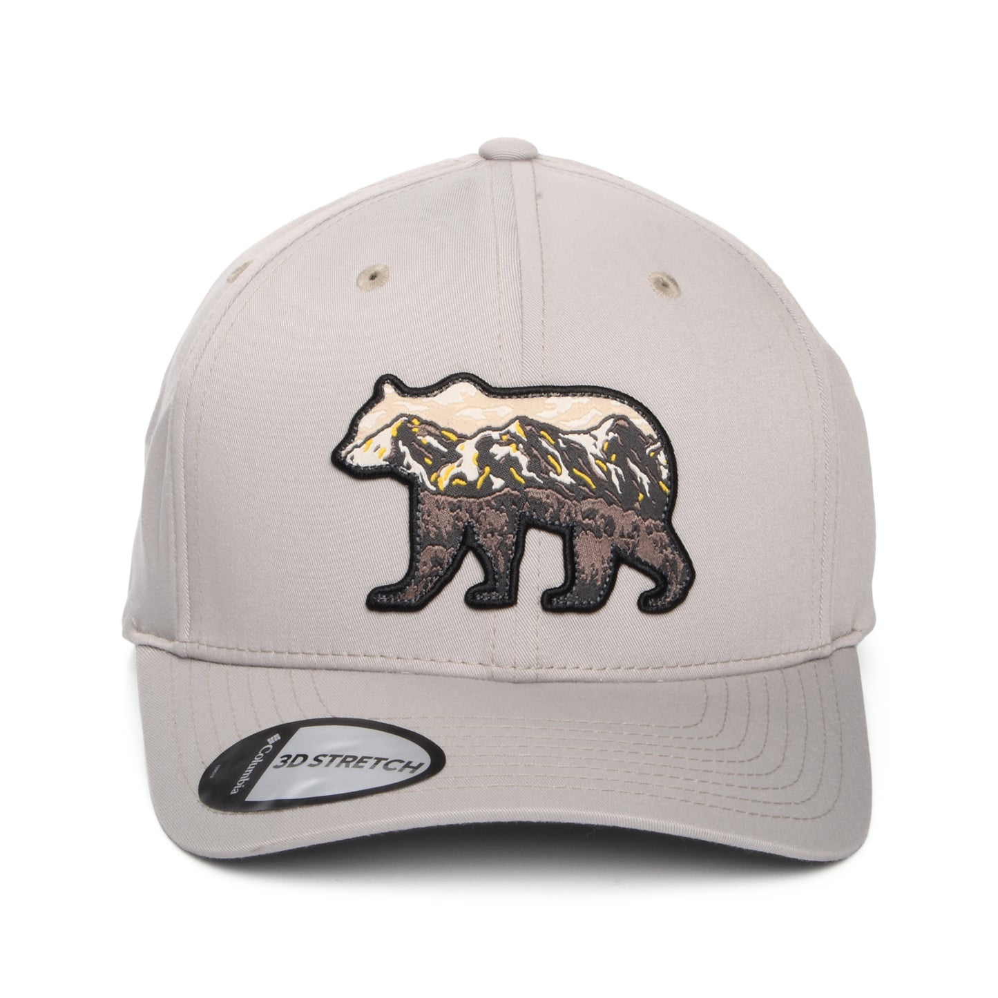 Columbia Hats Scenic Stroll Lost Lager 3D Stretch Flexfit Snapback Cap - Grey