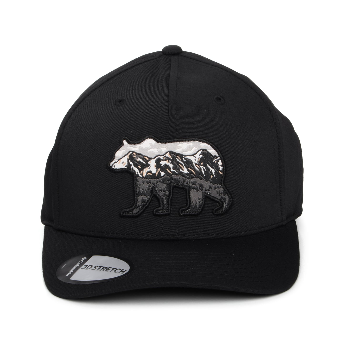 Columbia Hats Scenic Stroll Lost Lager 3D Stretch Flexfit Snapback Cap - Black