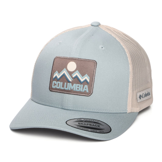 Columbia Hats Columbia Mountains Mesh Trucker Cap - Light Blue-Stone