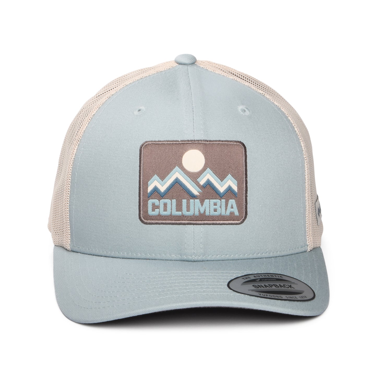Columbia Hats Columbia Mountains Mesh Trucker Cap - Light Blue-Stone