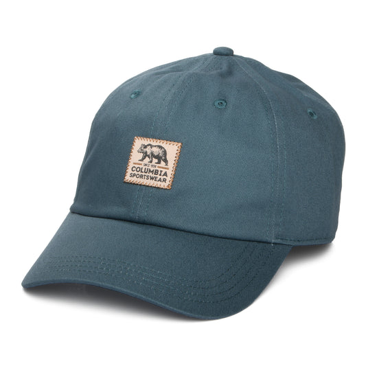 Columbia Hats Woven Bear Provisions Baseball Cap - Teal