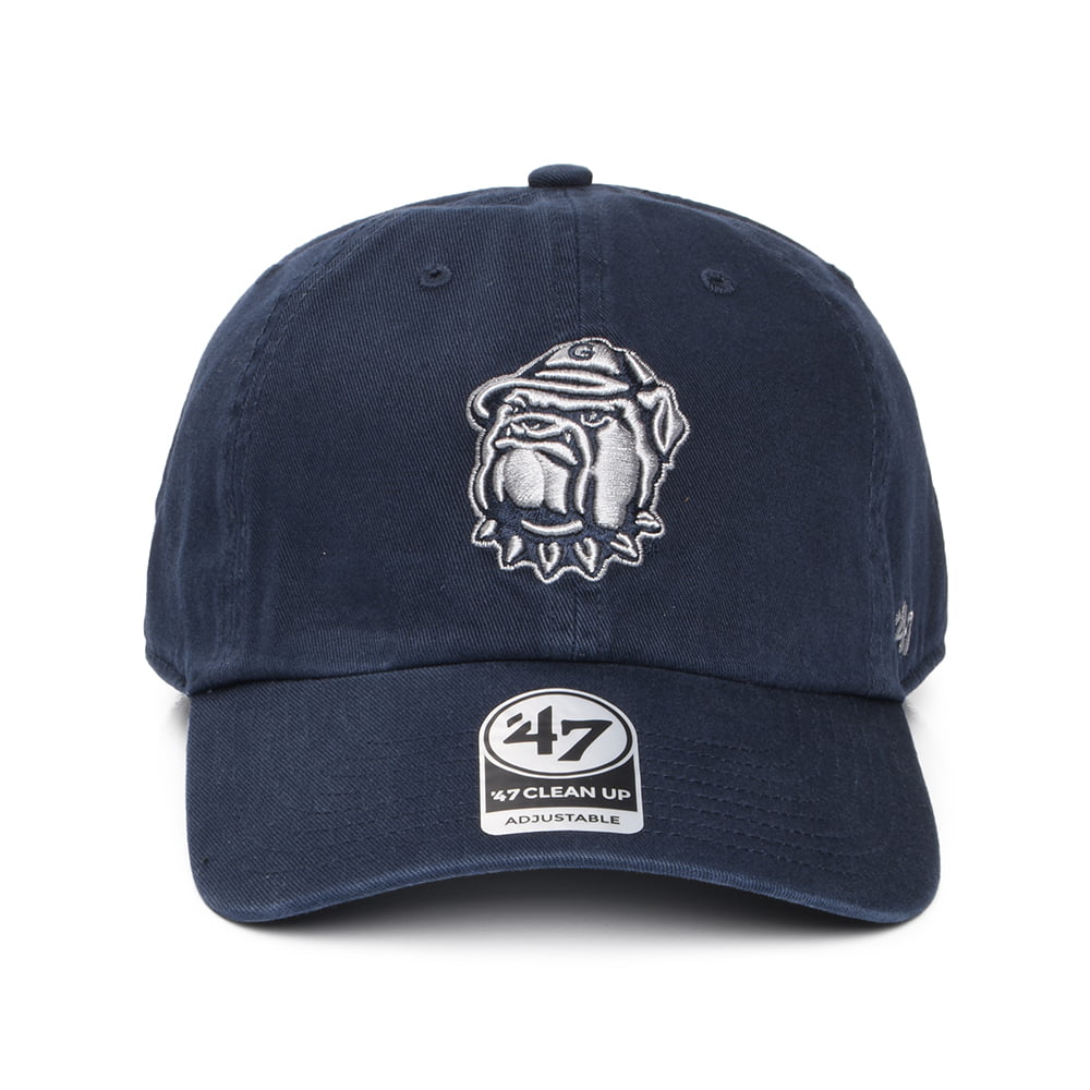 47 Brand Georgetown Hoyas Baseball Cap - NCAA Clean Up - Navy Blue