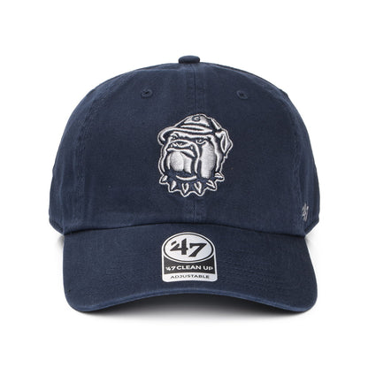 47 Brand Georgetown Hoyas Baseball Cap - NCAA Clean Up - Navy Blue