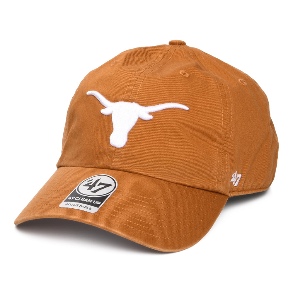 47 Brand Texas Longhorns Baseball Cap - NCAA Clean Up - Burnt Orange