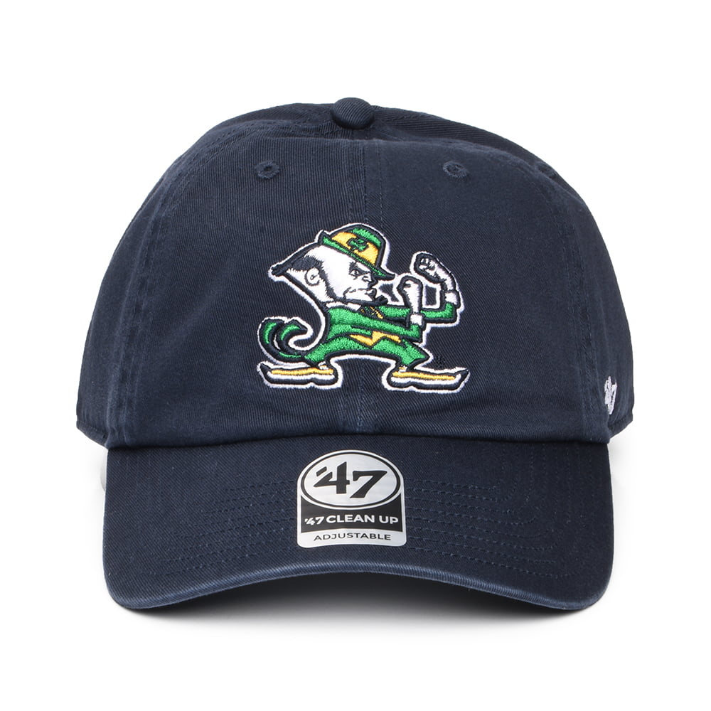 47 Brand Notre Dame Baseball Cap - NCAA Clean Up - Navy Blue