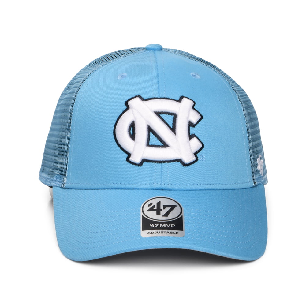 47 Brand North Carolina Tar Heels Trucker Cap - NCAA Branson MVP - Light Blue