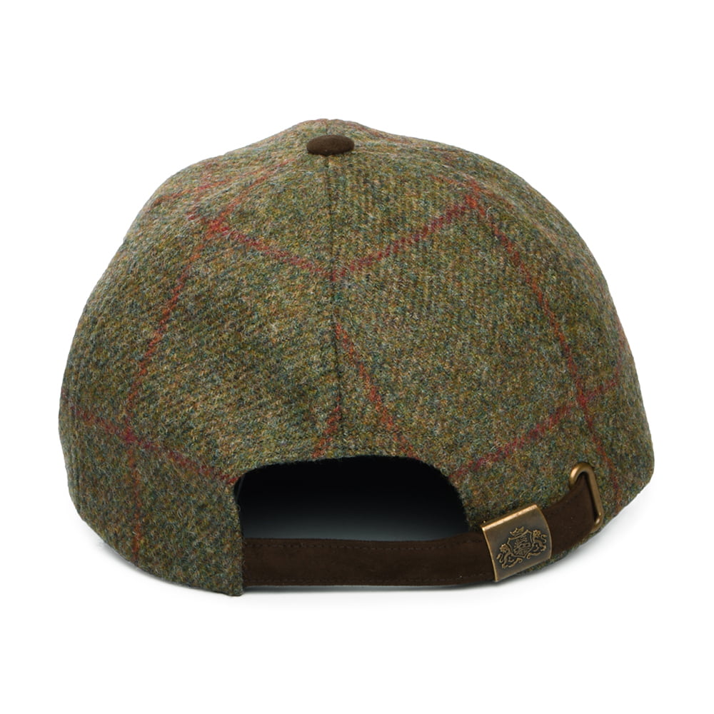 Failsworth Hats Newbury Water Repellent British Wool Baseball Cap - Olive-Brown