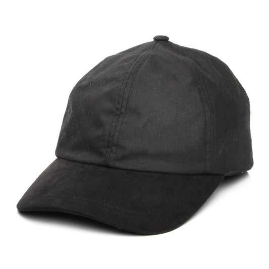 Failsworth Hats British Waxed Cotton Baseball Cap - Black