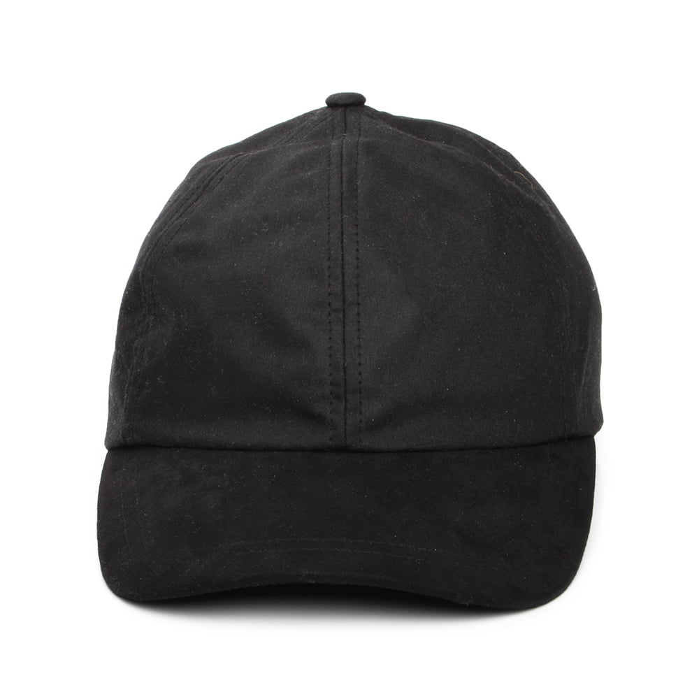 Failsworth Hats British Waxed Cotton Baseball Cap - Black