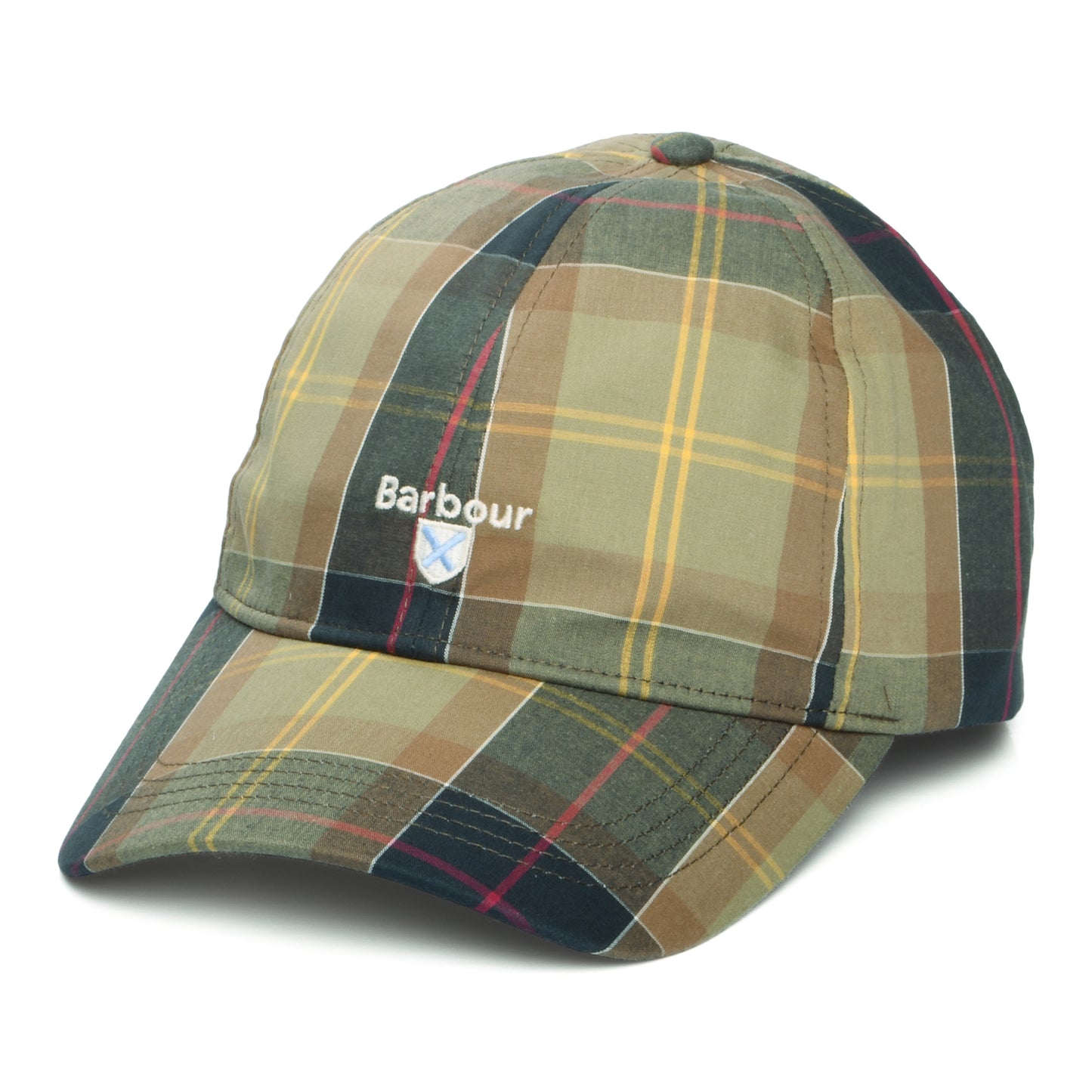 Barbour Hats Tartan Baseball Cap - Navy-Olive