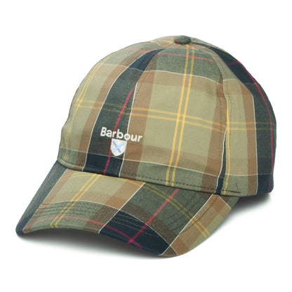 Barbour Hats Tartan Baseball Cap - Navy-Olive