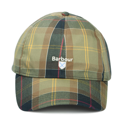 Barbour Hats Tartan Baseball Cap - Navy-Olive