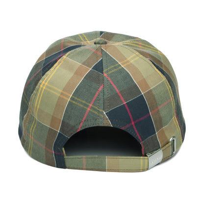 Barbour Hats Tartan Baseball Cap - Navy-Olive