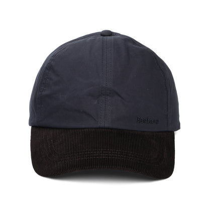 Barbour Hats Transport Showerproof Baseball Cap - Navy-Brown