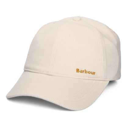 Barbour Hats Oakley Corduroy Baseball Cap - Vanilla