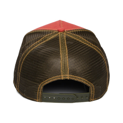 Stetson Hats Skull Trucker Cap - Red-Brown