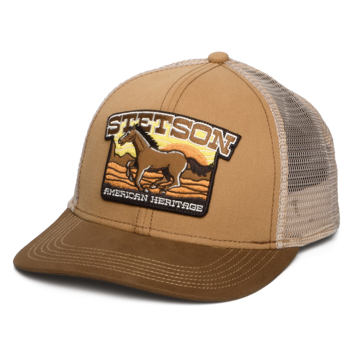 Stetson Hats Mustang Trucker Cap - Light Brown