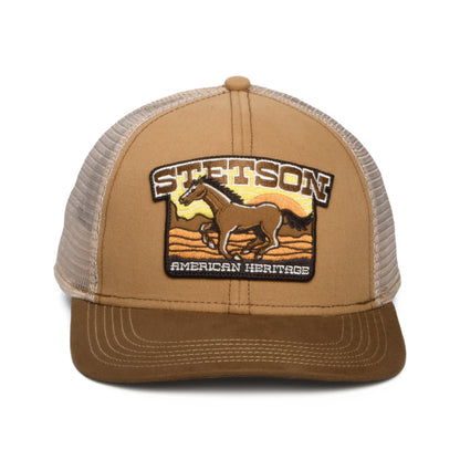 Stetson Hats Mustang Trucker Cap - Light Brown