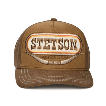 Stetson Hats Buffalo Horn Snapback Cap - Brown
